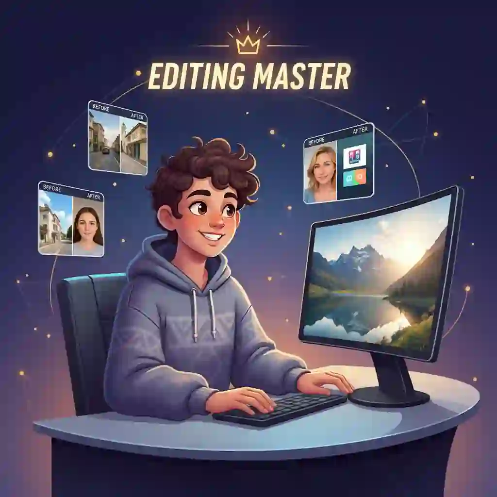 Inspirational graphic symbolizing mastery after learning three techniques to canva remove text from image, including Magic Eraser, element masking, and cropping for clean, professional edits.