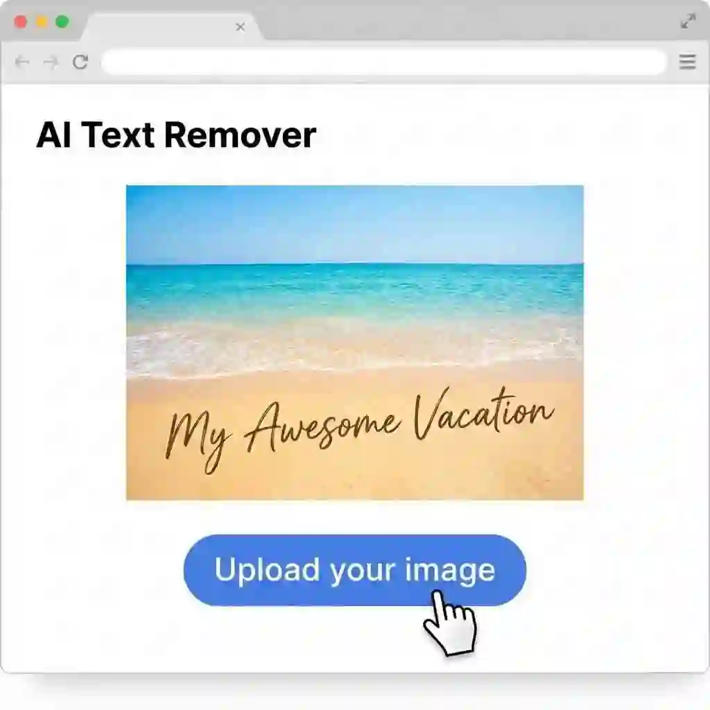 Step showing how to upload a photo in Canva as the first action for canva remove text from image, preparing the canvas before using AI Magic Eraser or manual masking techniques for cleanup.