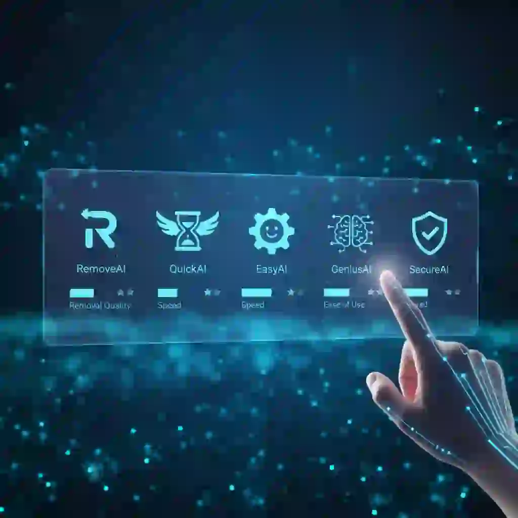 Comparison overview of five leading tools to remove text from image ai free, highlighting quality, speed, ease of use, and platform differences so users can choose the best AI text remover for clean, natural-looking results.